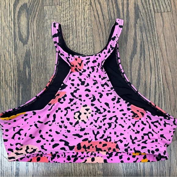 Pink Leopard Print Bikini Set - Picture 3 of 4